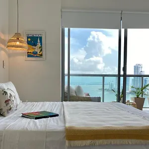  Apartamento 1bd Amazing View-modern Apt-luxury Building Colombia
